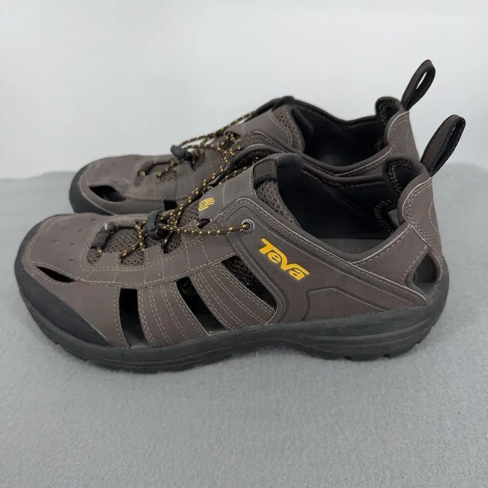 Teva Forebay Mens 11 Brown Closed Toe Sport Hiking Sandals 1006906